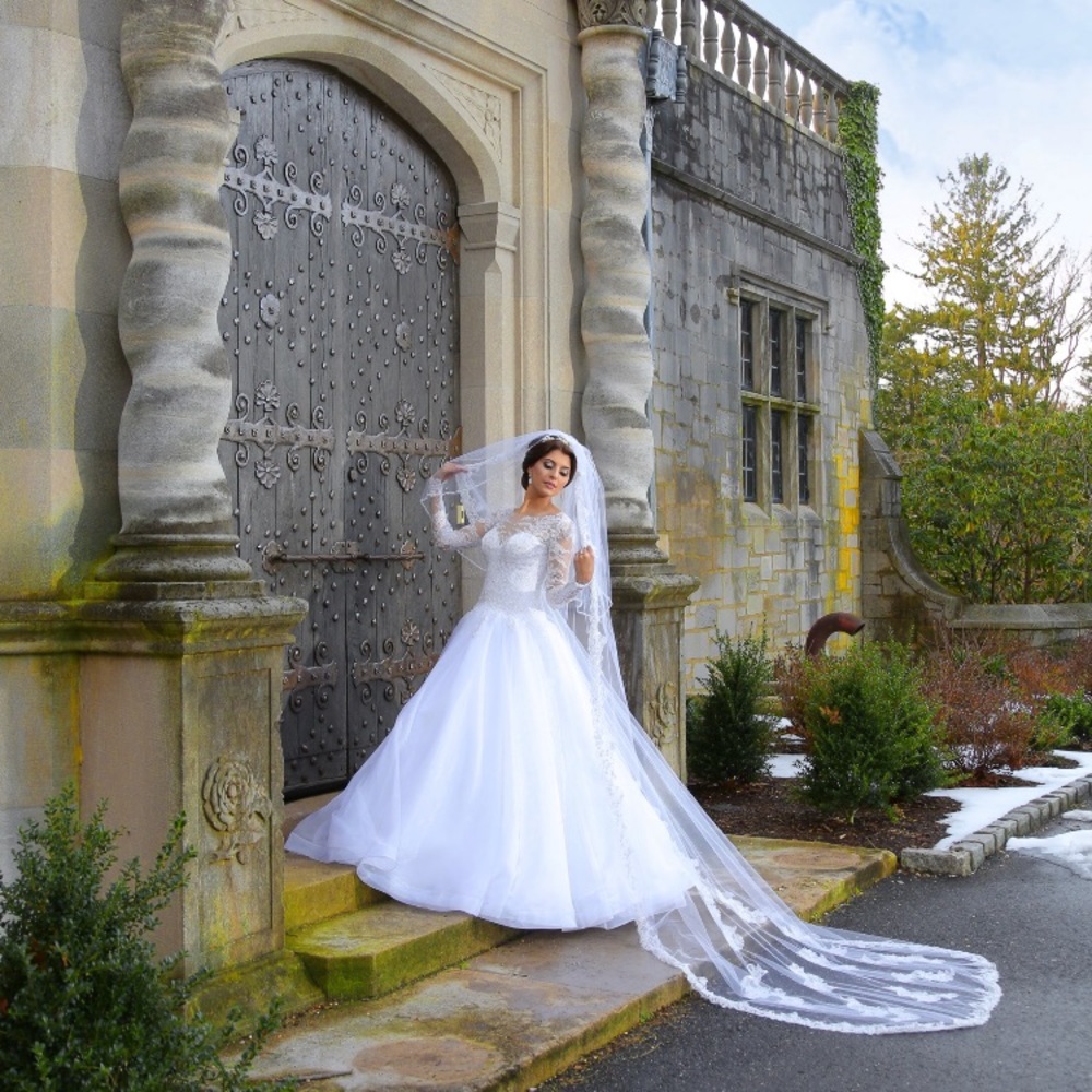 2-tiered Cathedral veil